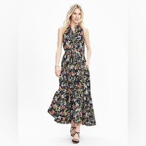 Banana Republic Floral Maxi Dress